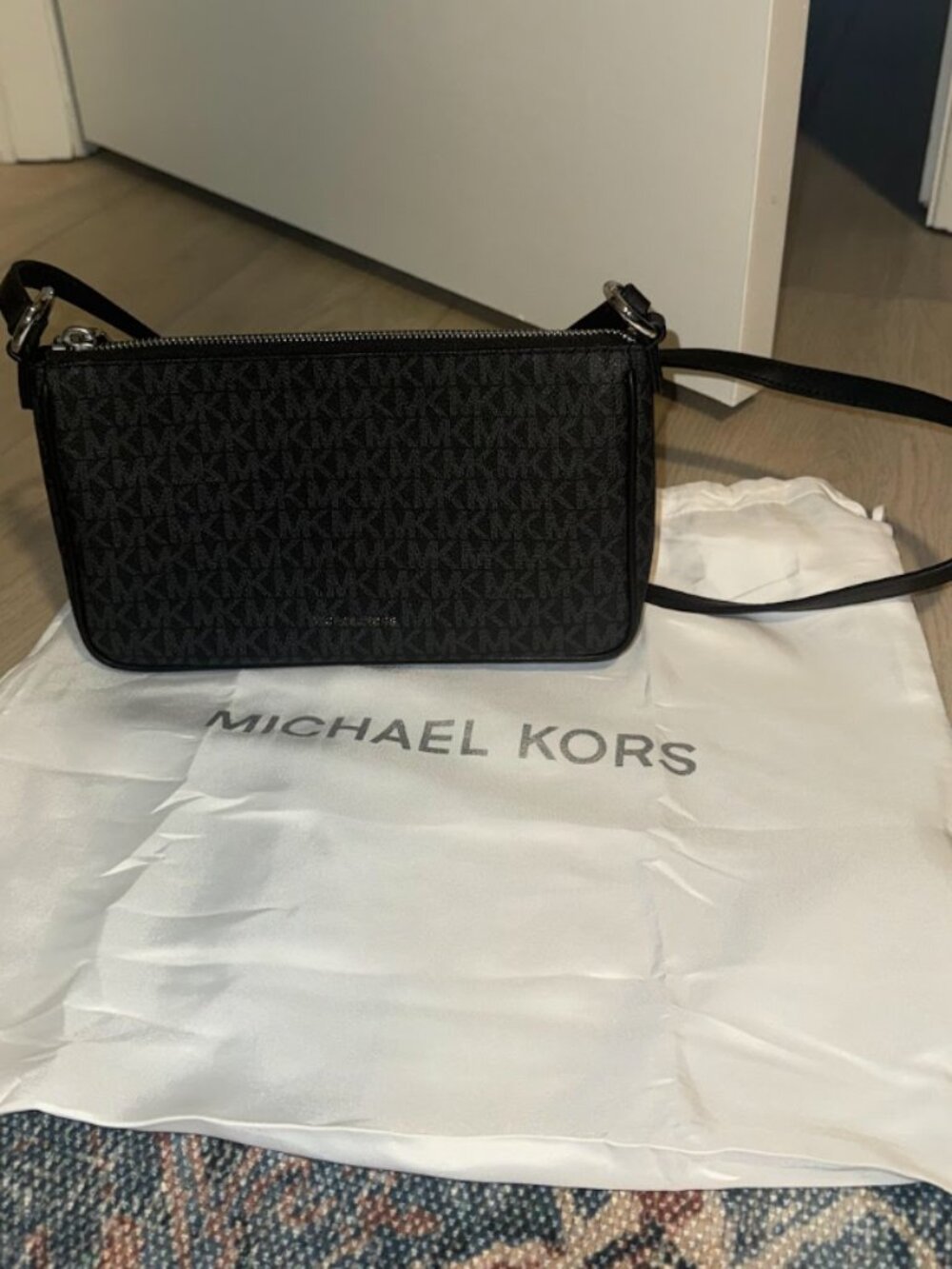 Michael Kors Bryant Small Signature Logo Convertible Pochette